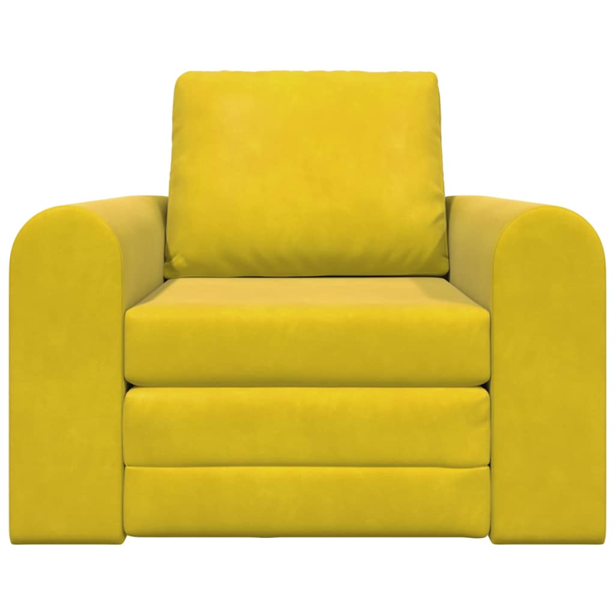 VidaXL Sofa Bed 98x71x83 Cm Velvet Yellow Living Room - vidaXL - Home Symphony