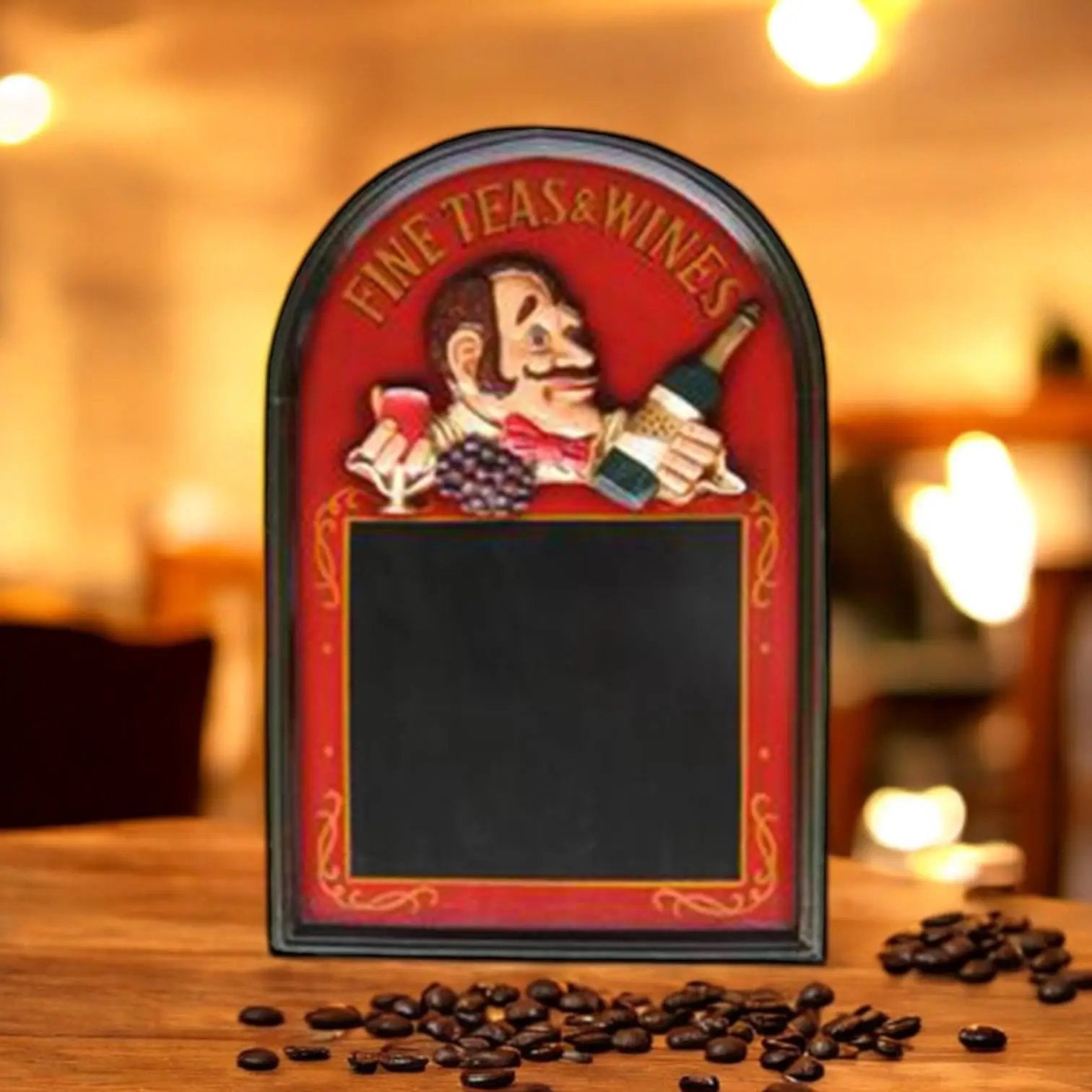 MSL 60X40CM WINE WAITER BLACK MENU BOARD - Wine Rack