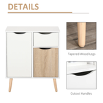Unbranded Scandi Floor Cabinet Compact ThreeSection Bedroom - Sideboard