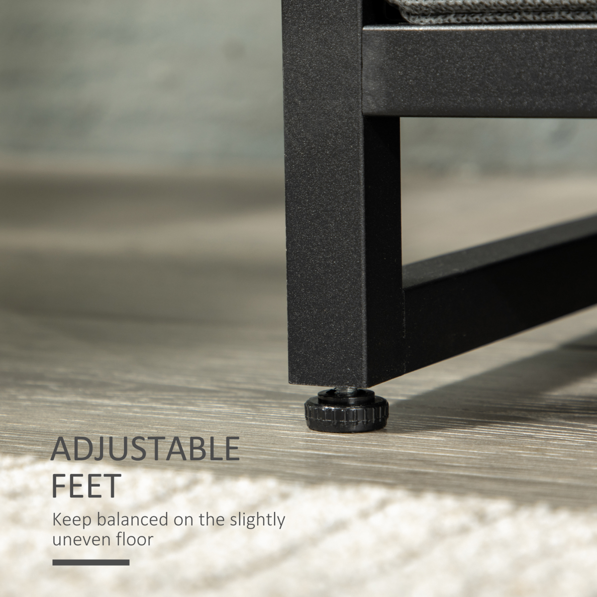 Rustic Industrial Clothes Rack Garment with 2 Fabric Drawers - Unbranded - Home Symphony