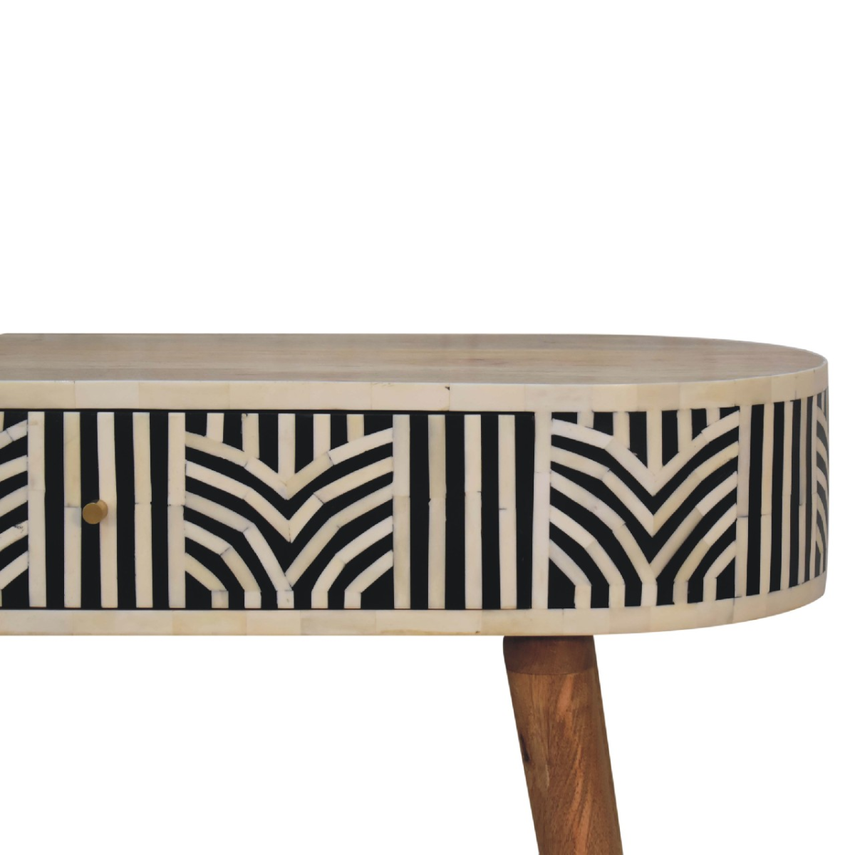 Artisan Console Table Bone Inlay For Boho Homes - Artisan Furniture - Home Symphony