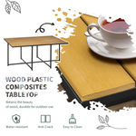 Outsunny Premium Rattan Dining Set 10 Seater Space Saving Outdoor - Garden Set