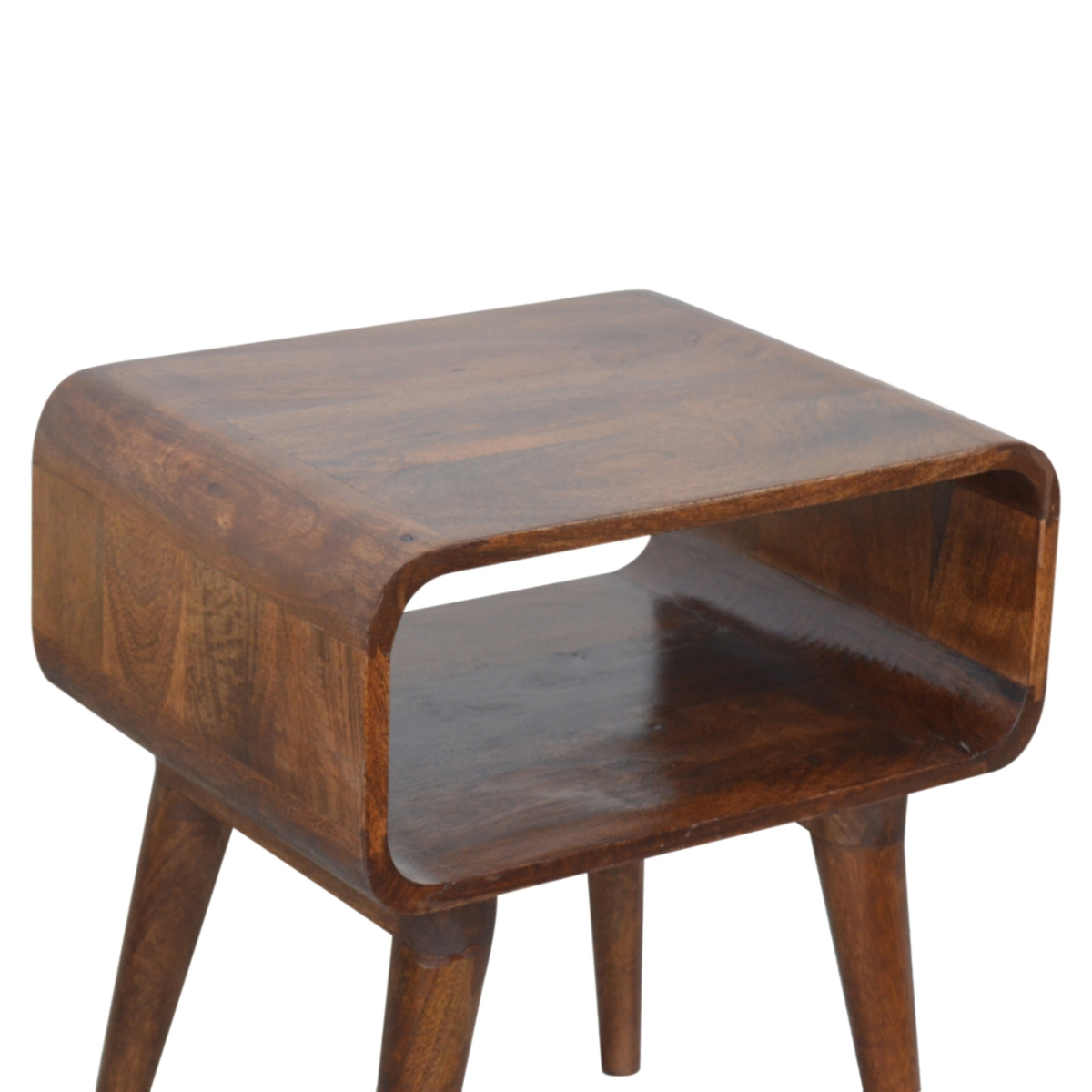 Artisan Bedside Table Compact Solid Mango Wood - Artisan Furniture - Home Symphony