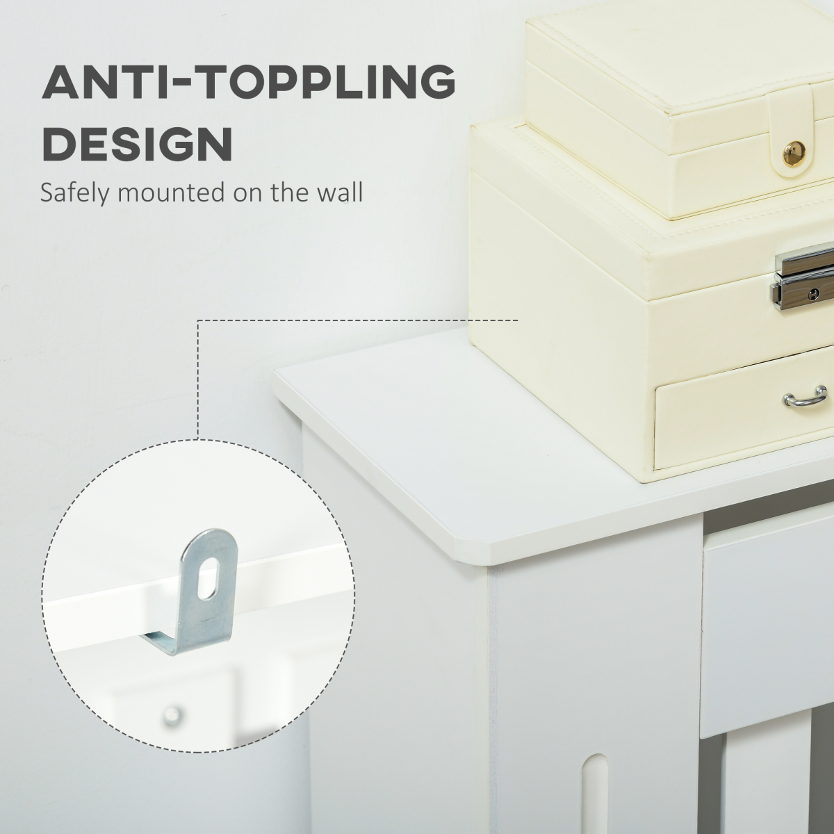 HOMCOM Radiator Cover 172x19x81.5cm Slatted Home