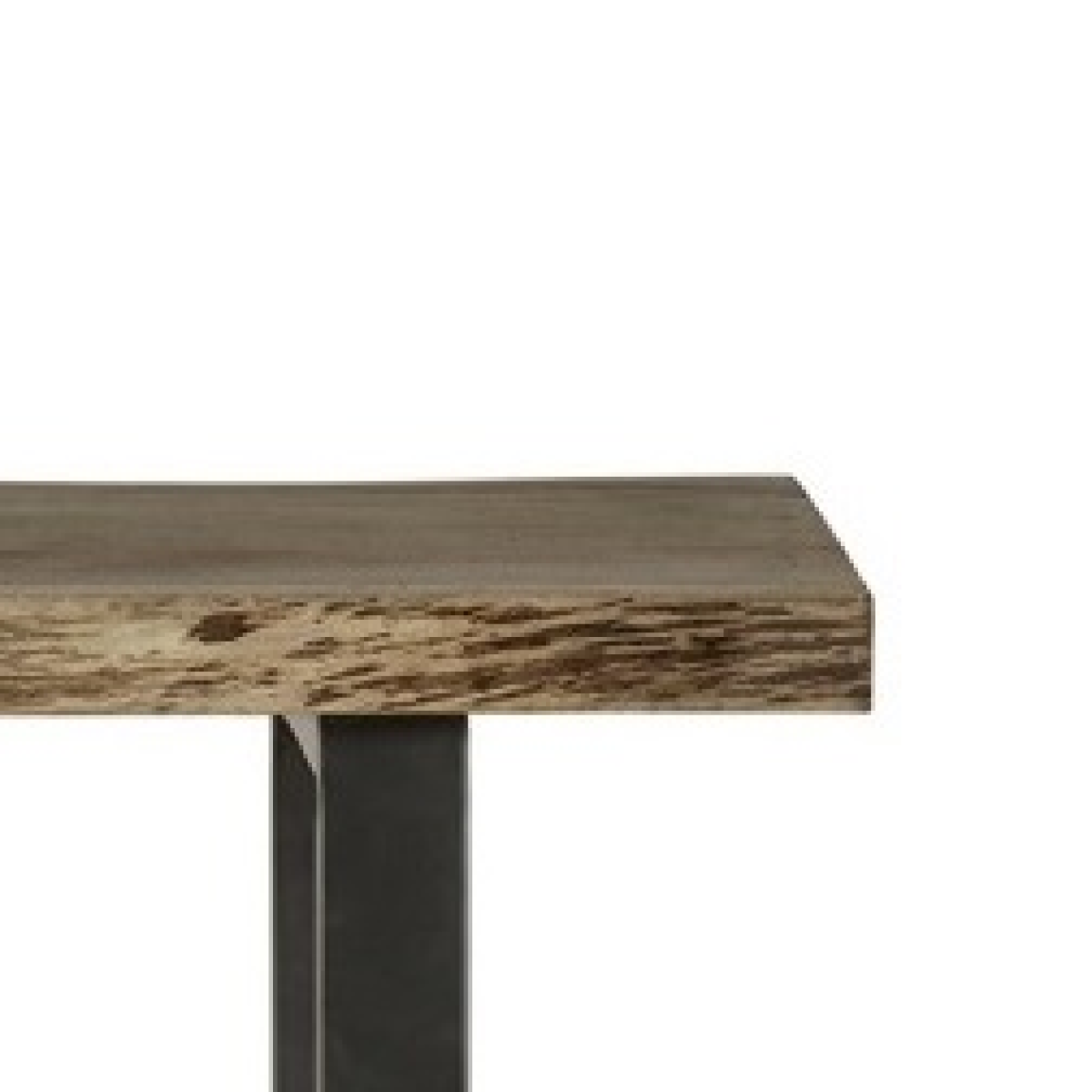 Baltic Dining Table 1.5m Live Edge With Metal Legs Modern - Indian Hub - Home Symphony
