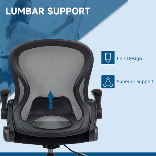 Vinsetto Draughtsman Chair Tall Office Chair w/ Adjustable Footrest, Dark Grey, offers ergonomic lumbar support and comfort.