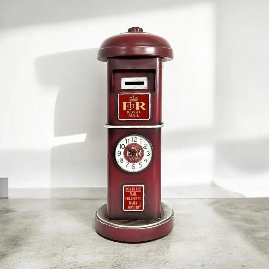 MSL 42CM TABLE CLOCK Postbox - Clock