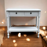 MSL 90CM 2 DRAWER SIDE TABLE - Bedside Table