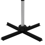 Outsunny Outsunny 3 x 3(m) Cantilever Roma Parasol Garden Umbrella with Cross Base Green - Parasol