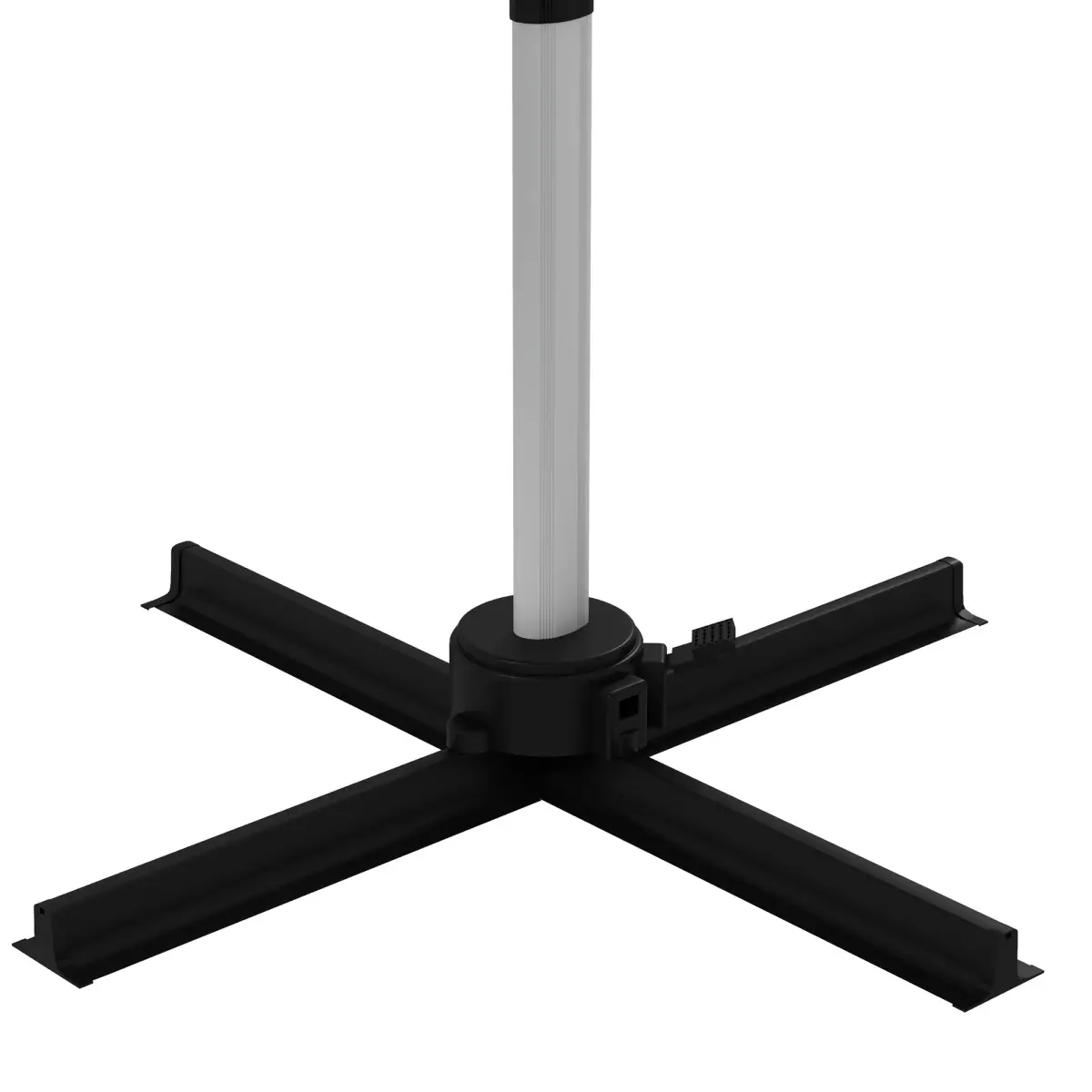 Outsunny Outsunny 3 x 3(m) Cantilever Roma Parasol Garden Umbrella with Cross Base Green - Parasol