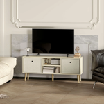 HOMCOM Modern TV Cabinet with Shelves Drawers for Bedroom by HOMCOM