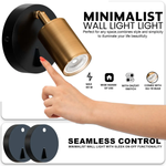 LEDSone Rotatable GU10 Spotlight Single Head Wall Light with On-Off Switch-5631 - Spotlight