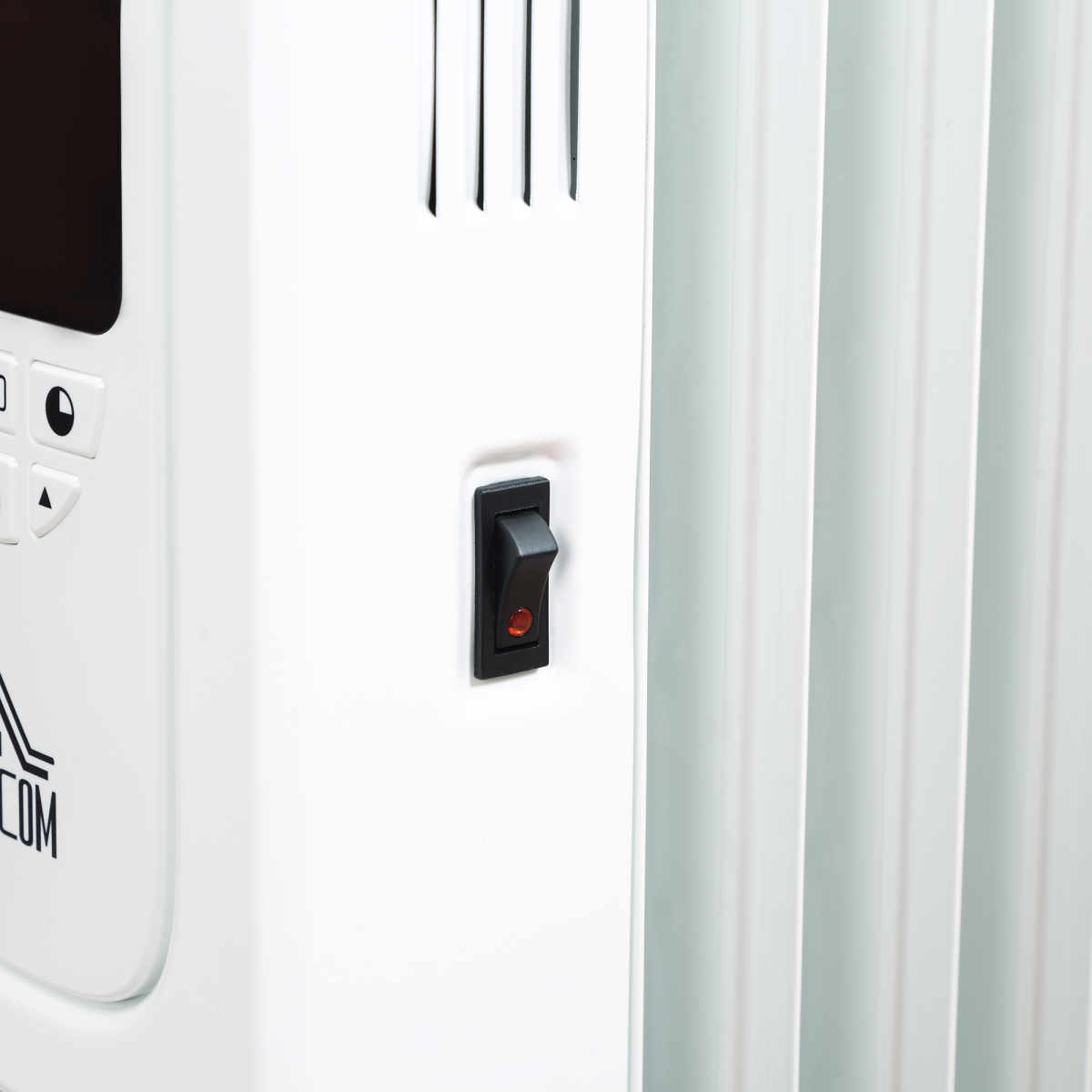 Homecom Oil Radiator 7-Fin LED Display Home Use