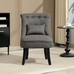 HOMCOM HOMCOM Sofa Compact Tufted Back Wood Legs Urban - Uncategorized Armchair