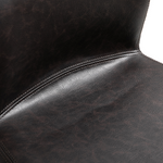 2 Pcs 93cm Faux Leather Bar Stools Wooden Frame Footrest Padding High Back Brown - HOMCOM - Home Symphony