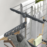 HOMCOM 3 Tier Large Clothes Airer 64.8cm Wheeled For Home by HOMCOM
