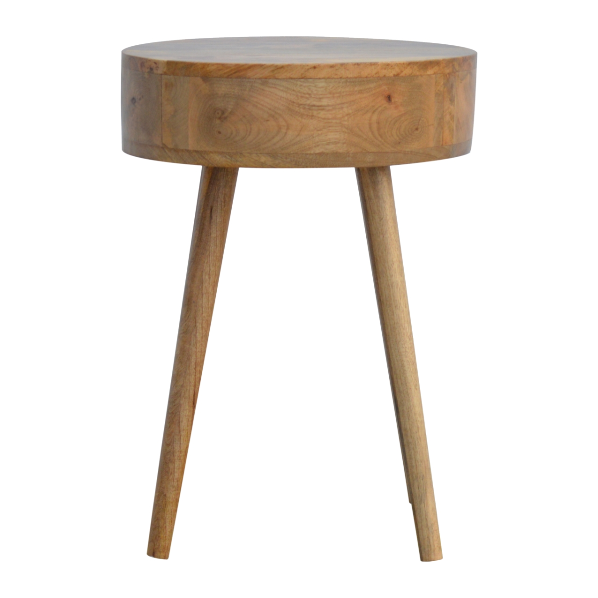 Artisan Bedside Round Solid Mango Wood Home Decor - Artisan Furniture - Home Symphony