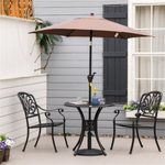 Outsunny Table 24In Umbrella Hole Outdoor - N/A - Home Symphony