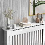 HOMCOM Radiator Cover 112x19x81cm Slatted Home by Homcom