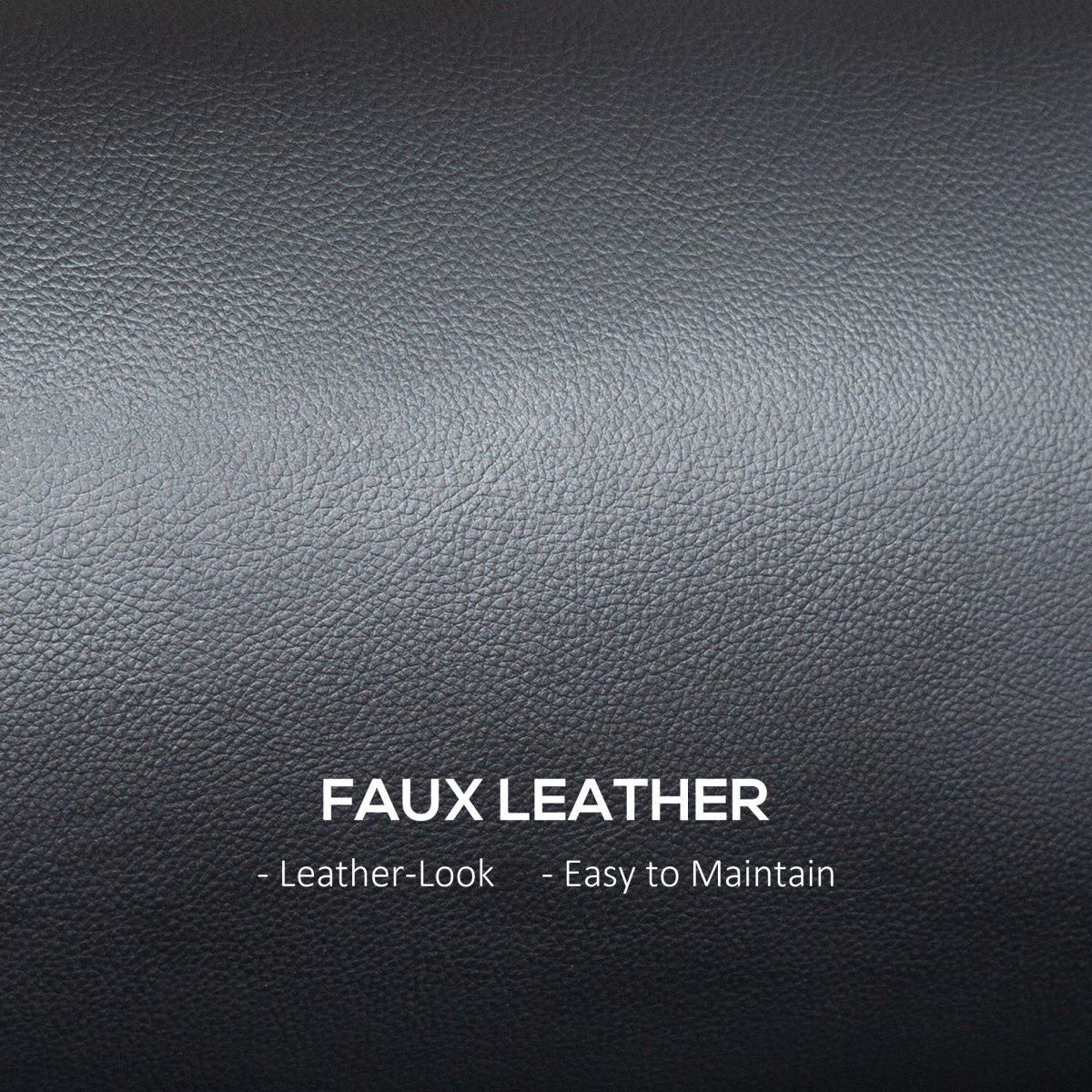 HOMCOM 2 Seater Sofa Compact Faux Leather For Small Spaces - HOMCOM - Home Symphony