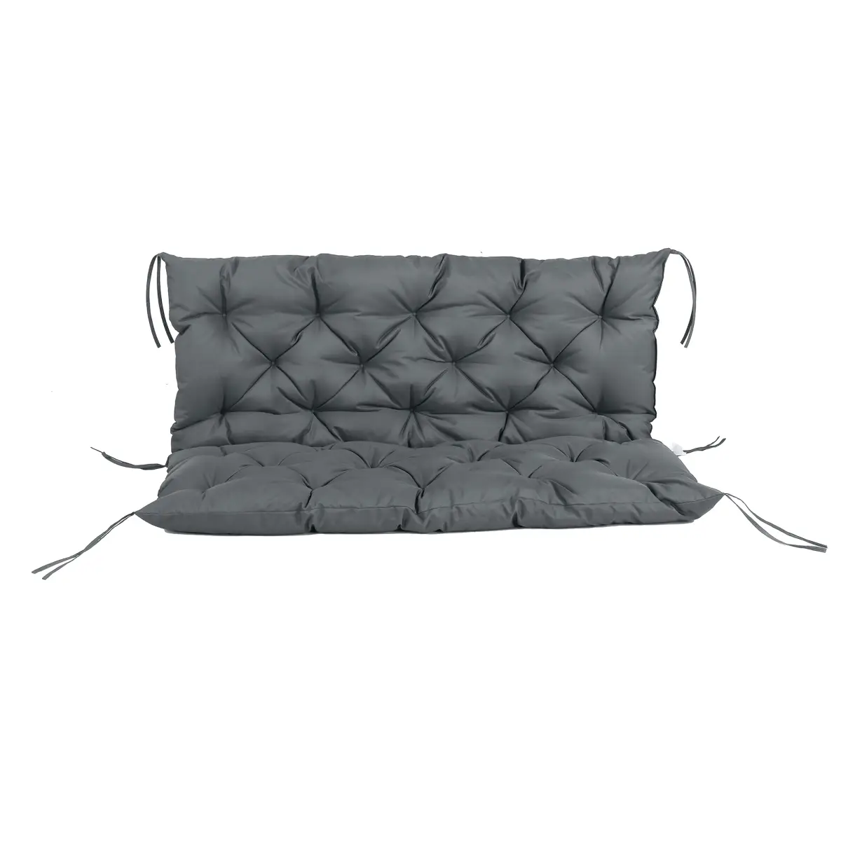 Outsunny Garden Bench Cushion 2 Seater Swing Chair Cushion Outdoor Seat Pad - Hammocks