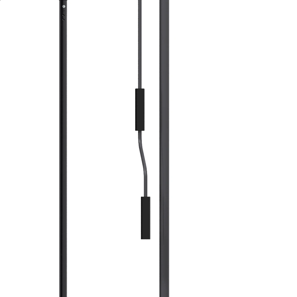 Outsunny Freestanding Retractable Awning 2m x 1.2m Canopy Manual 0 To 90 Degrees Weatherproof Garden Shade by Outsunny