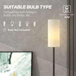 HOMCOM HOMCOM Floor Lamp 63 Inches With Foot Switch For Living Room - Lamp