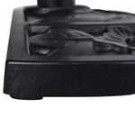 Outsunny Outsunny 9kg Half Round Parasol Umbrella Base Resin Outdoor Garden Furniture - Parasol
