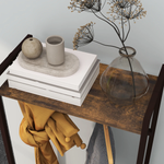 HOMCOM HOMCOM Clothes Hanging Rail 59cm 3 Fabric Drawers Hallway - Wardrobe