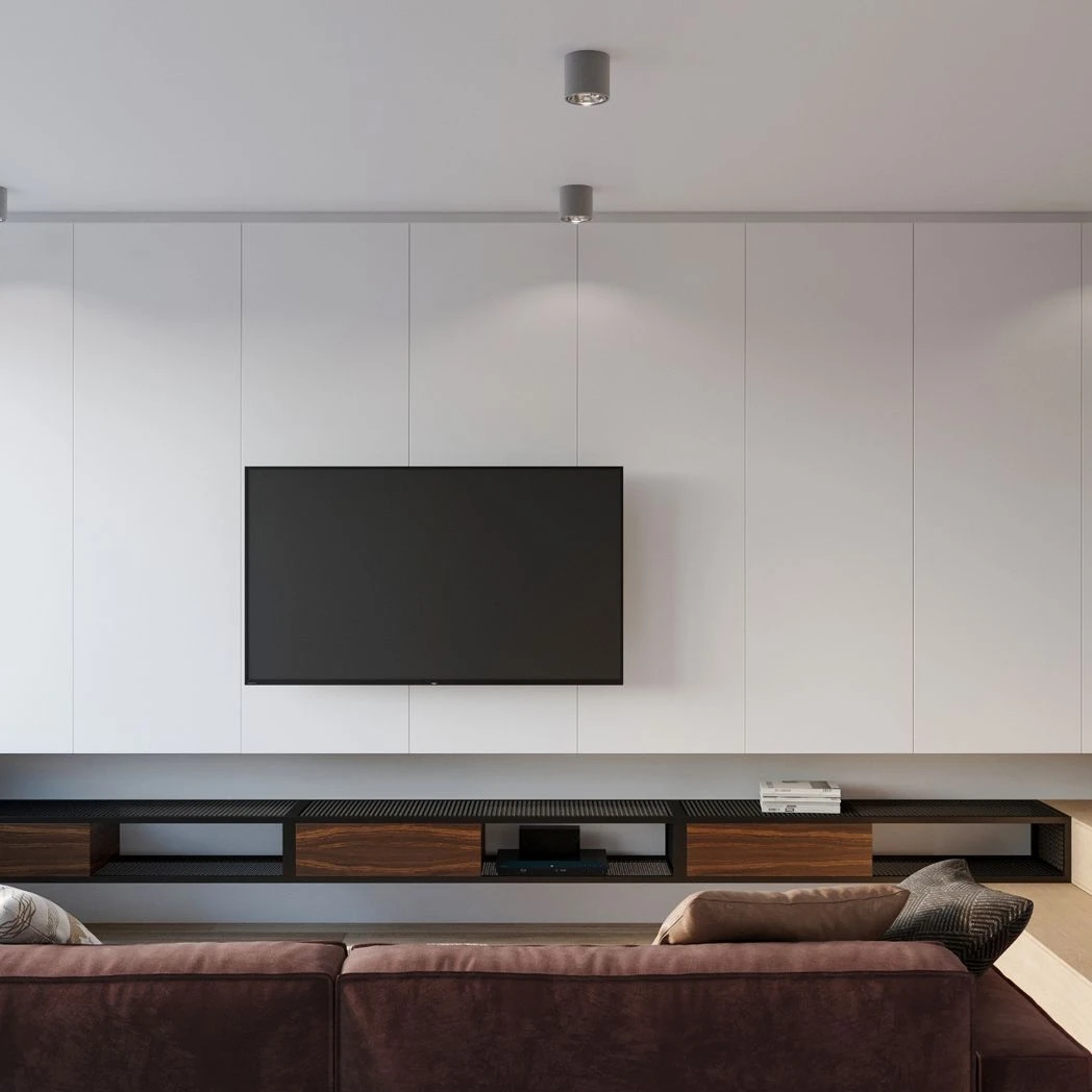 Tiube Aluminium Ceiling Light 12x12x11cm GU10 Modern Minimalist For Living Rooms by Sollux Lighting