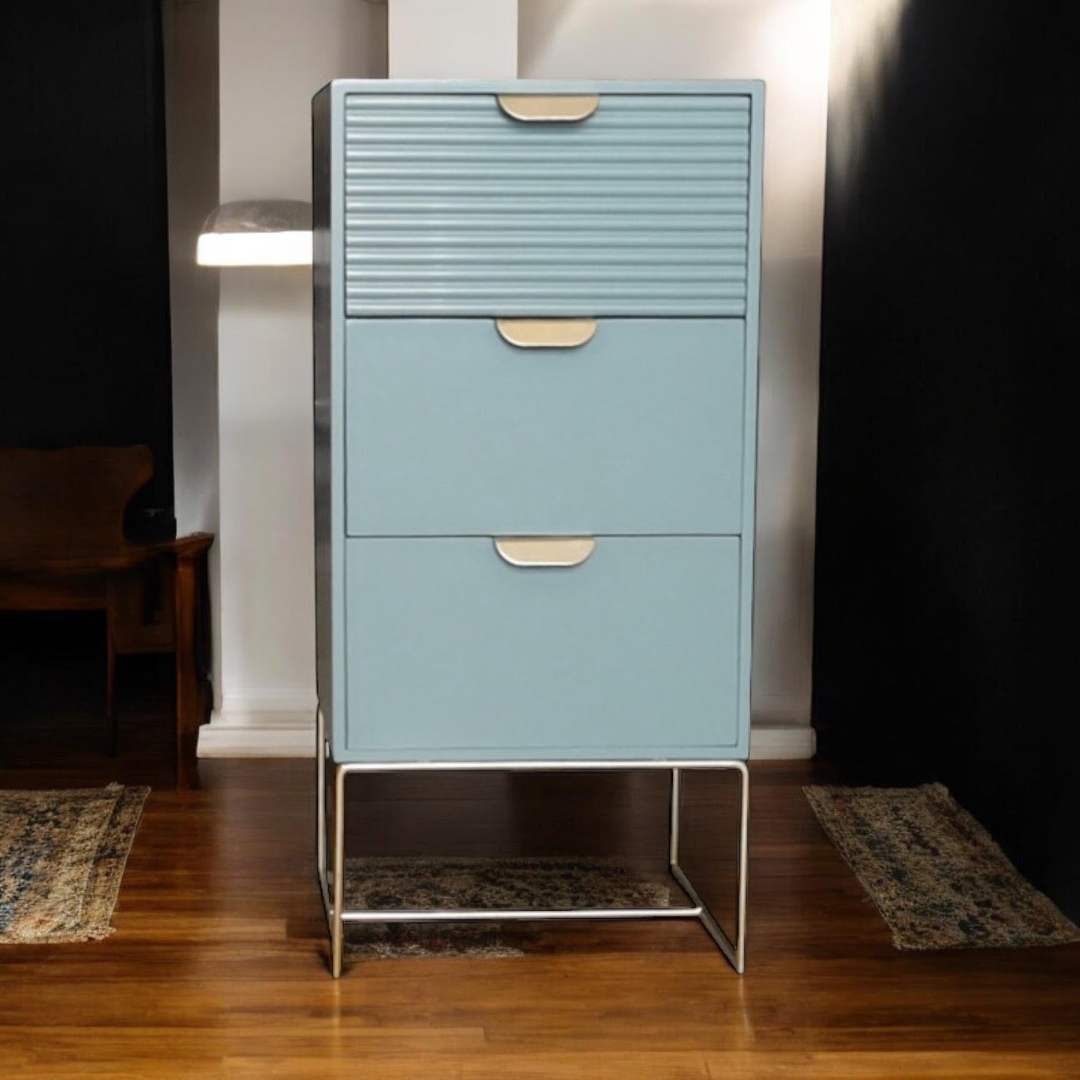 EcoWood Nightstand 64CM Three Drawer Bedroom - MSL - Home Symphony