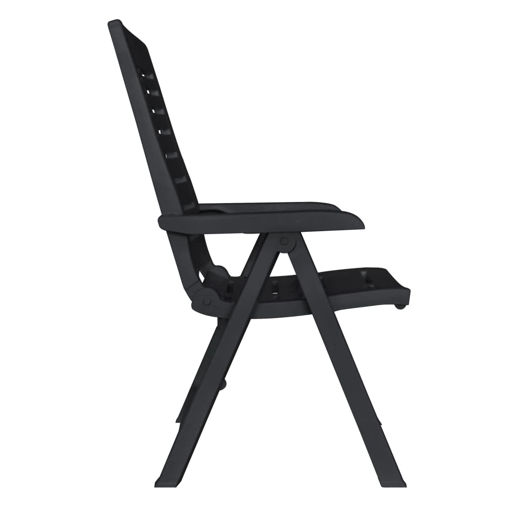 VidaXL Outdoor Dining Set 9 Lightweight Plastic Anthracite - vidaXL - Home Symphony