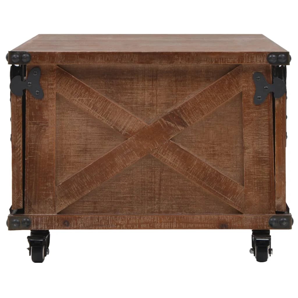 VidaXL Coffee Table 91x51x38 Solid Fir LivingRoom by vidaXL