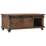 VidaXL Coffee Table 91x51x38 Solid Fir LivingRoom by vidaXL