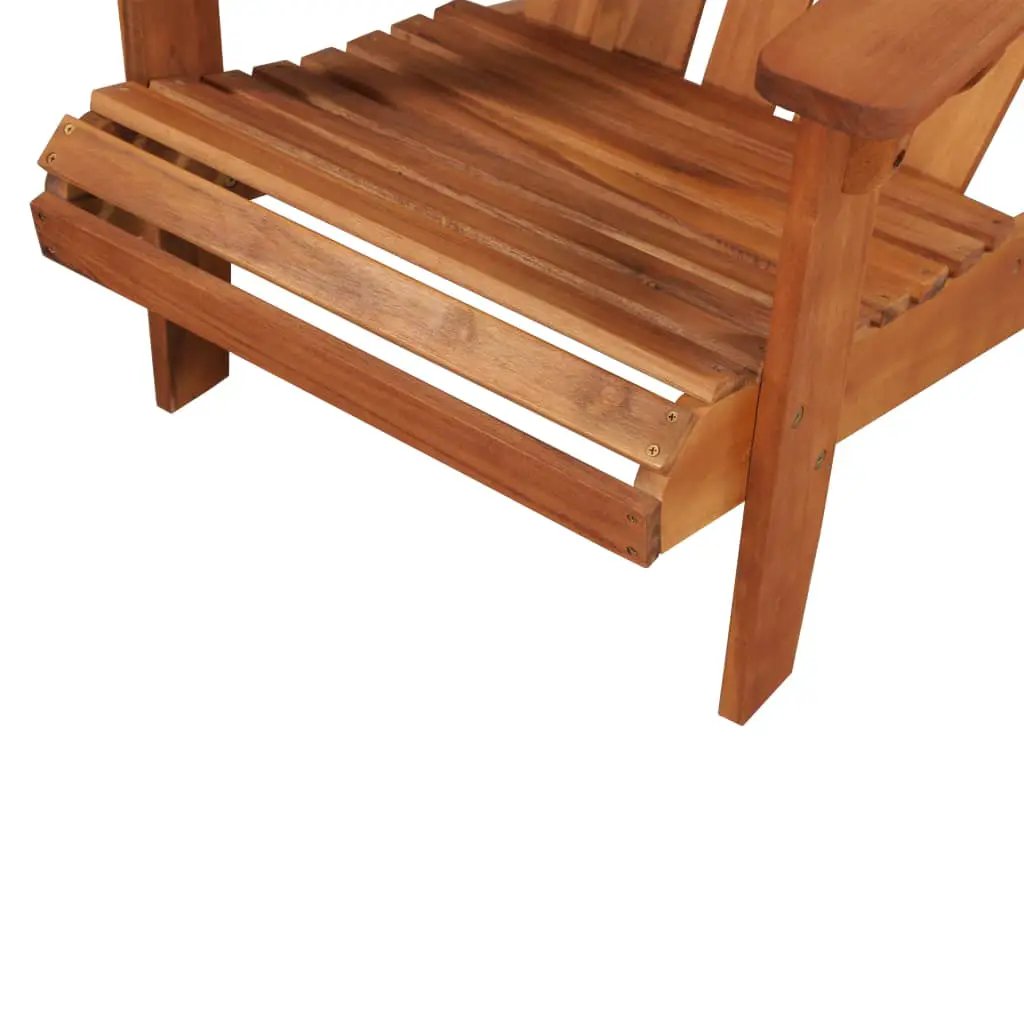 vidaXL vidaXL Garden Adirondack Chair Solid Acacia Wood - Garden Chairs