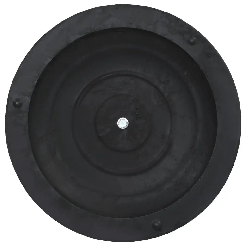 vidaXL vidaXL Parasol Base Round Polyresin 10 kg Black - Parasol
