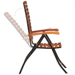 vidaXL vidaXL 2 pcs Reclining Garden Chairs Solid Acacia Wood - Garden Chairs