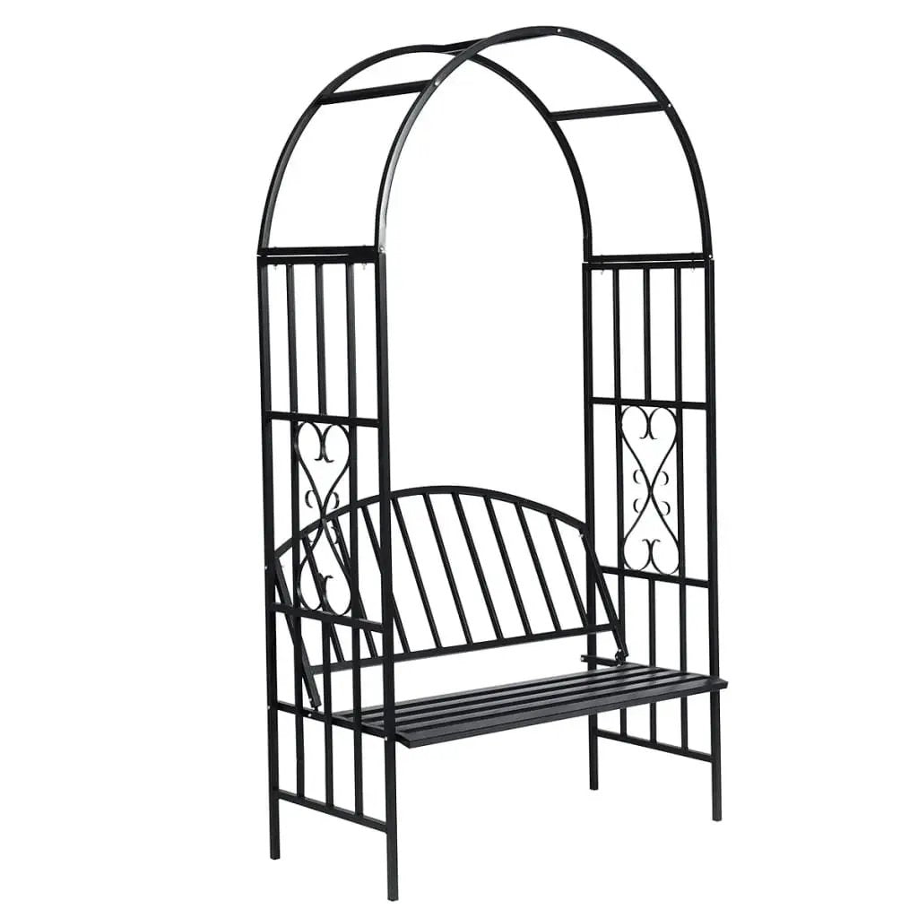 vidaXL vidaXL Garden Rose Arch with Bench - Garden Chairs