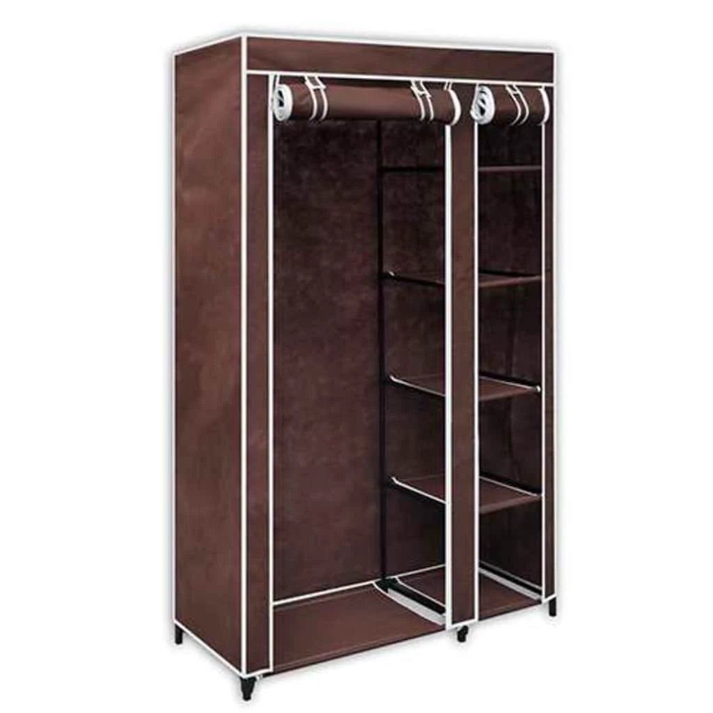 vidaXL vidaXL Fabric Wardrobe Brown - Wardrobe