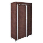 vidaXL vidaXL Fabric Wardrobe Brown - Wardrobe
