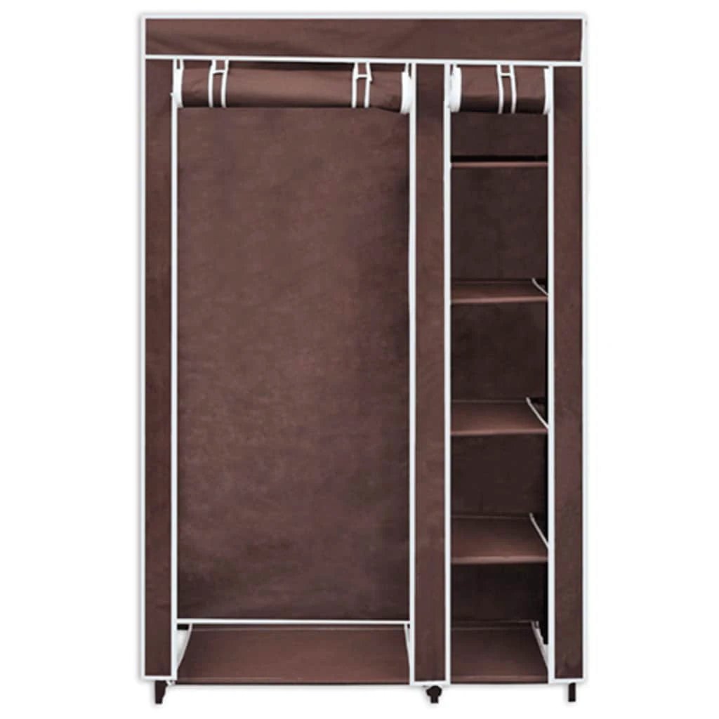 vidaXL vidaXL Fabric Wardrobe Brown - Wardrobe