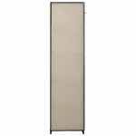 vidaXL vidaXL Folding Wardrobe Cream 110x45x175 cm Fabric - Wardrobe