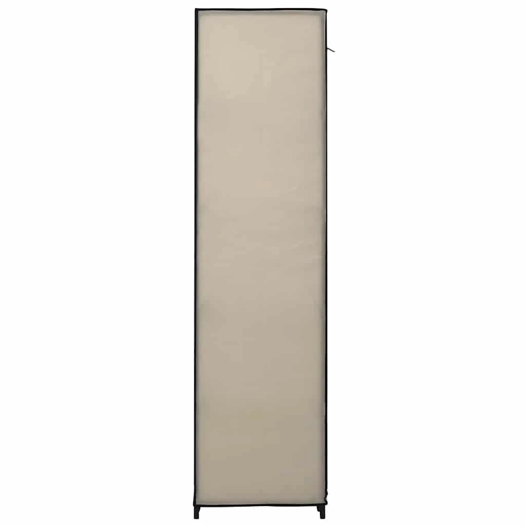 vidaXL vidaXL Folding Wardrobe Cream 110x45x175 cm Fabric - Wardrobe
