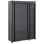 vidaXL vidaXL Folding Wardrobe Grey 110x45x175 cm Fabric - Wardrobe