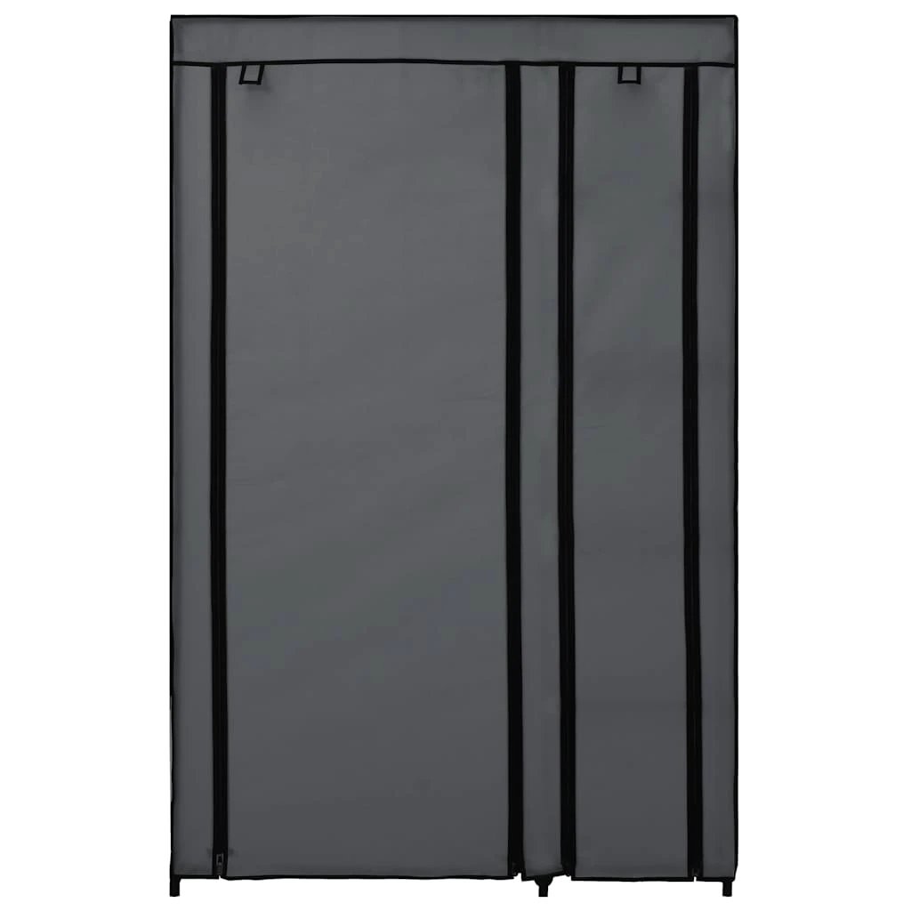 vidaXL vidaXL Folding Wardrobe Grey 110x45x175 cm Fabric - Wardrobe
