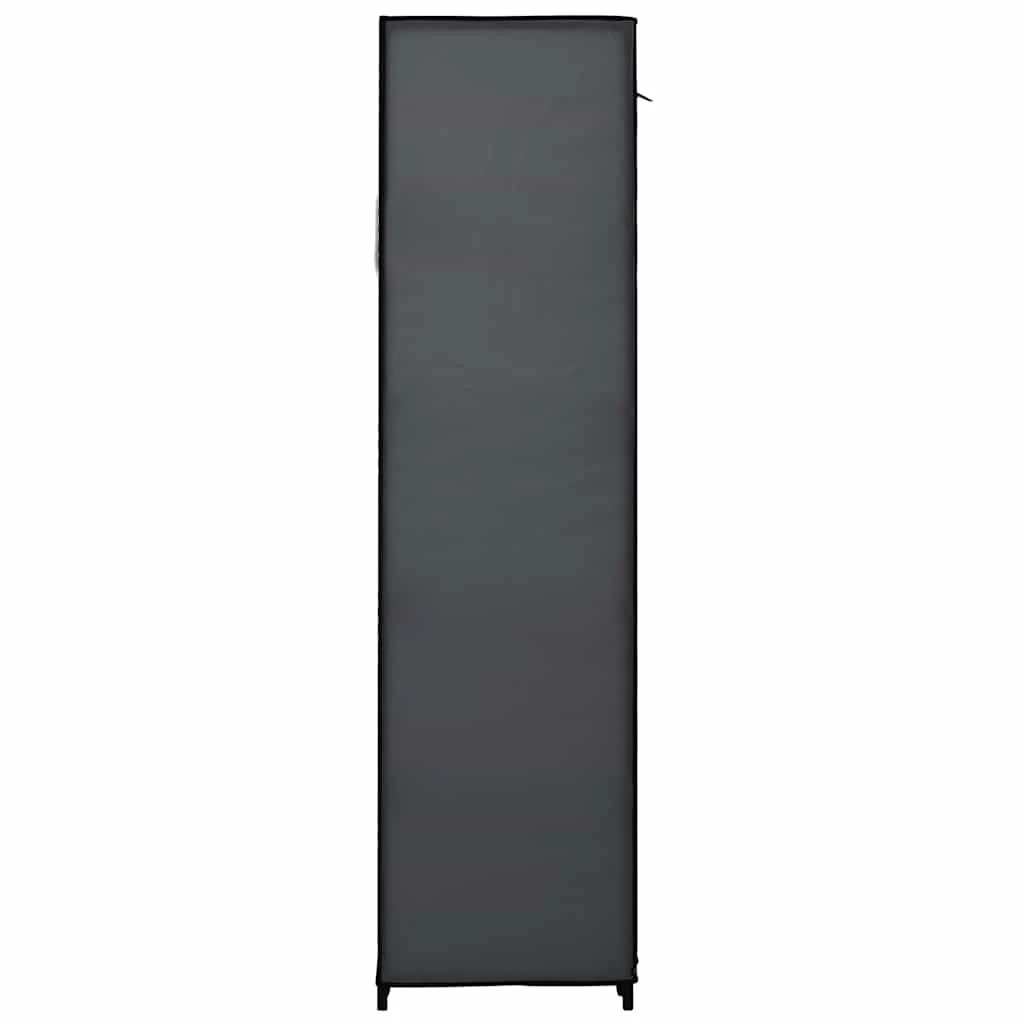 vidaXL vidaXL Folding Wardrobe Grey 110x45x175 cm Fabric - Wardrobe