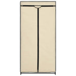 vidaXL vidaXL Wardrobe Cream 75x50x160 cm - Wardrobe