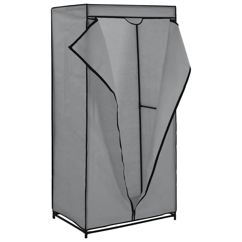 vidaXL vidaXL Wardrobes 2 pcs Grey 75x50x160 cm - Wardrobe
