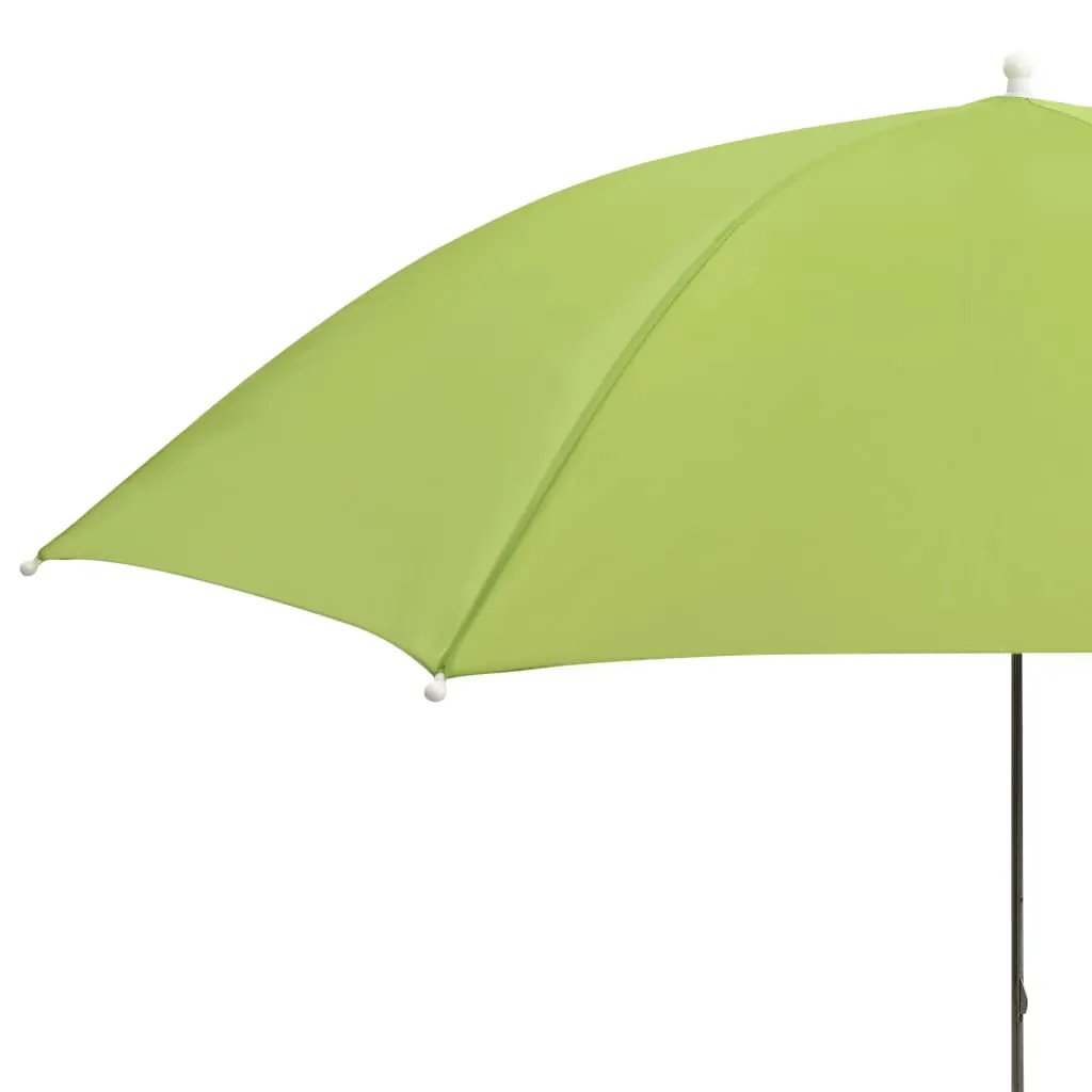 vidaXL vidaXL Camping Chair Parasols 2 pcs Green 105 cm - Garden Chairs
