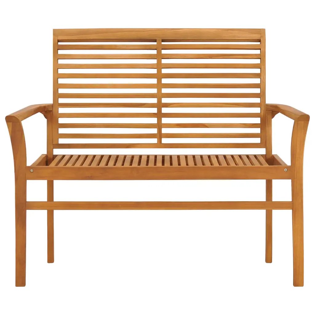 vidaXL vidaXL Garden Bench 112 cm Solid Teak Wood - Garden Chairs